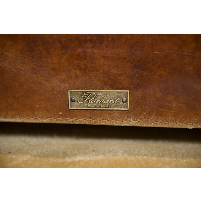 2000 - 2009 Faux Leather Studded Shelf, 2000s For Sale - Image 5 of 9