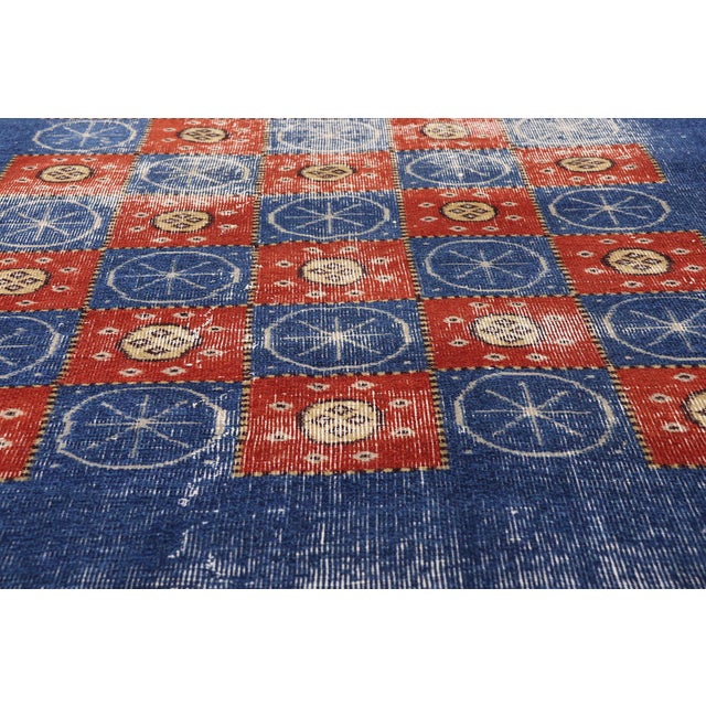 Mid 20th Century Zeki Muren Vintage Turkish Sivas Rug, 04'07 X 07'02 For Sale - Image 5 of 10