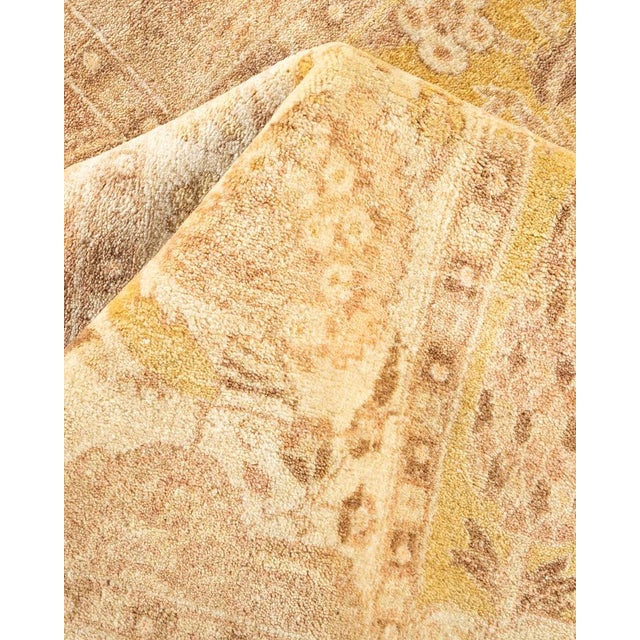 Textile Mogul, One-of-a-Kind Hand-Knotted Area Rug in Ivory, 8' 4" x 10' 6" For Sale - Image 7 of 8