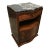 Art Deco Nightstand in Rosewood With Original Black Portoro Marble Top For Sale