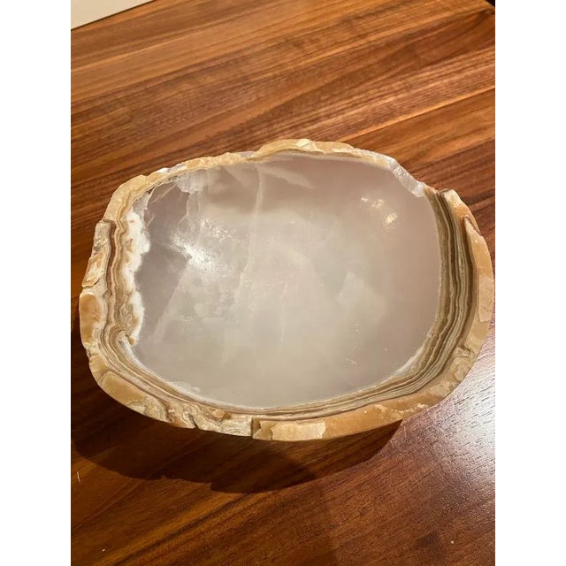 2010s Raw Edge Onyx Bowl For Sale - Image 5 of 10