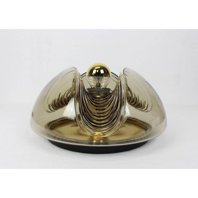 1970s Large German Wall Sconce Flush Mount by Koch & Lowy for Peill & Putzler For Sale - Image 5 of 7