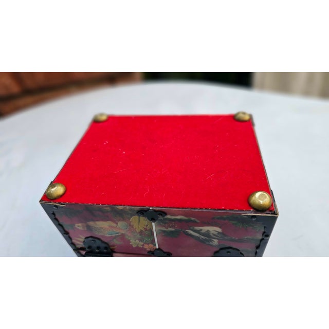 Vintage Asian Wooden Box, 1970s-1980s For Sale - Image 10 of 11