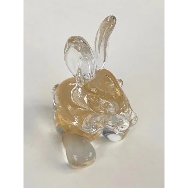 Mid-Century Italian Murano Glass Rabbit Sculpture from Seguso, 1960s For Sale - Image 8 of 14