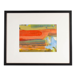 1984 Abstract Mixed Media Painting by Harry Hilson