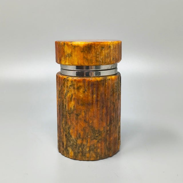 1960s Alabaster Smoking Set from Romano Bianchi, 1960s, Set of 3 For Sale - Image 5 of 11