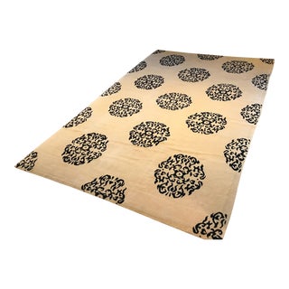 Madeline Weinrib “Mandala” Wool Rug-6′ × 9′ For Sale