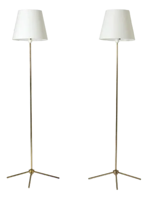 Modernist Floor Lamps from Bergboms, 1950s, Set of 2