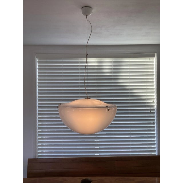 Plastic Large Italian Pendant Lamp by Ill, 1960s For Sale - Image 7 of 11