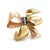 Tiffany and Co. 1940s Tiffany & Co. Retro 14k Bicolor Gold Ruby, Diamond and Sapphire Bow Brooch For Sale - Image 4 of 5
