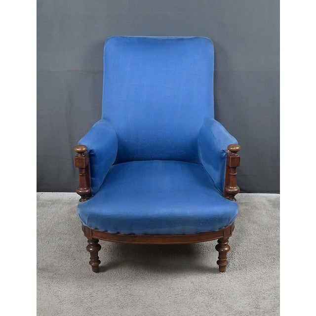 Walnut Bergère Armchair, Early 20th Century For Sale - Image 5 of 16