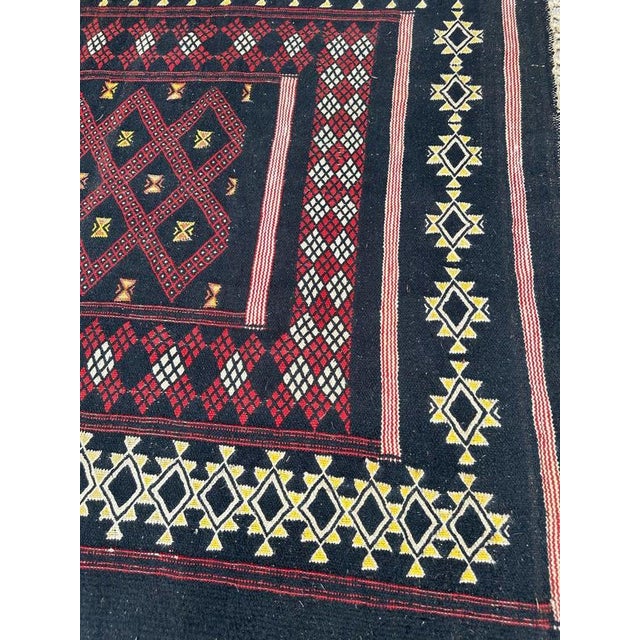 Vintage Moroccan Berber Tribal Kilim, 1950s For Sale - Image 11 of 18