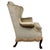 Antique Early 20th Century English Mahogany Wingback Armchair For Sale - Image 4 of 13