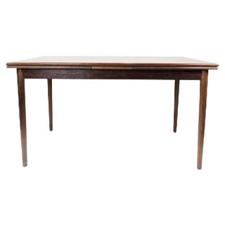 Danish Rosewood Dining Table with Extensions, 1960s For Sale