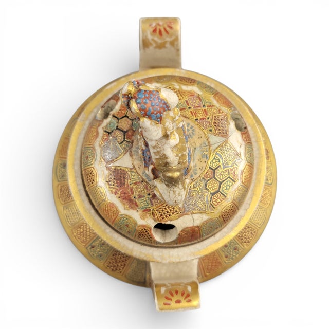 Meiji Satsuma Koro by Shunzan with Shi-Shi Final, 1890s For Sale - Image 10 of 17