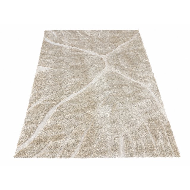 Rh Tarras Wool Rug – 10' × 14' Wheat | 100% Hand-Spun Wool | Hand-Knotted | Sculptural High-Low Texture For Sale - Image 13 of 18
