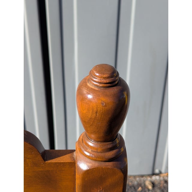 Brown Pair of 1960s Ethan Allen Solid Baumritter Maple Twin Size Bedframes For Sale - Image 8 of 12