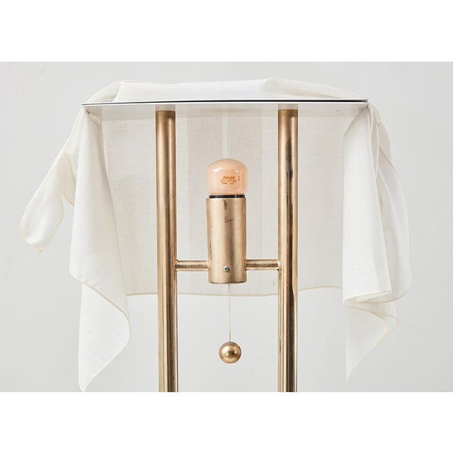 Gold Nefer 1 Table Lamp by Kazuhide Takahama for Sirrah, Italy, 1980s For Sale - Image 8 of 11