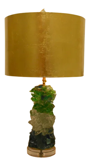 Glass Rock Lamp
