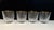 A refined set of four vintage tumblers featuring an elegant pineapple cut motif and hand-applied gold rims. The...