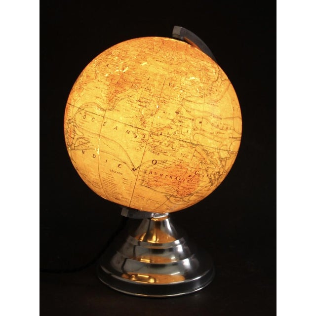 French Illuminated Globe, 1940s For Sale - Image 10 of 15