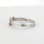 18k White Gold Knot Ring With Round White Diamonds Size 7 For Sale - Image 9 of 18