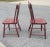 Late 19th Century Pair of 19th Century S. Nolan Hand-Painted and Decorated Plank Seat Side Chairs For Sale - Image 5 of 10