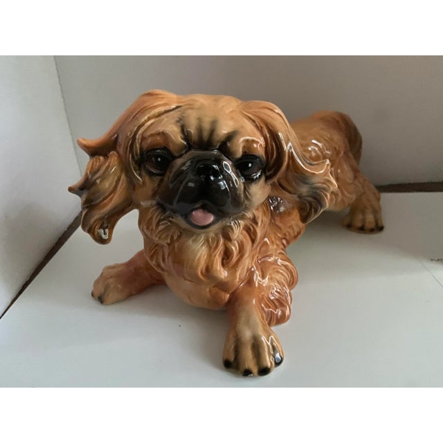Mid 20th Century Large Goebel Pekingese Dog Figurine, West Germany For Sale - Image 11 of 11