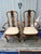 Queen Anne Set of 8 Vintage Queen Anne Dining Chairs With Carved Cabriolet Legs and Splats For Sale - Image 3 of 12
