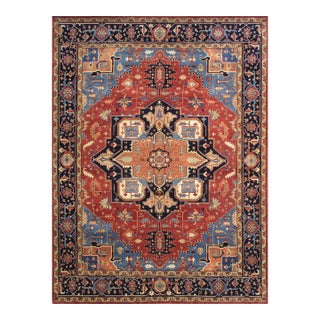 Serapi Wool Rust Area Rug- 4' 1'' X 6' 0'' For Sale