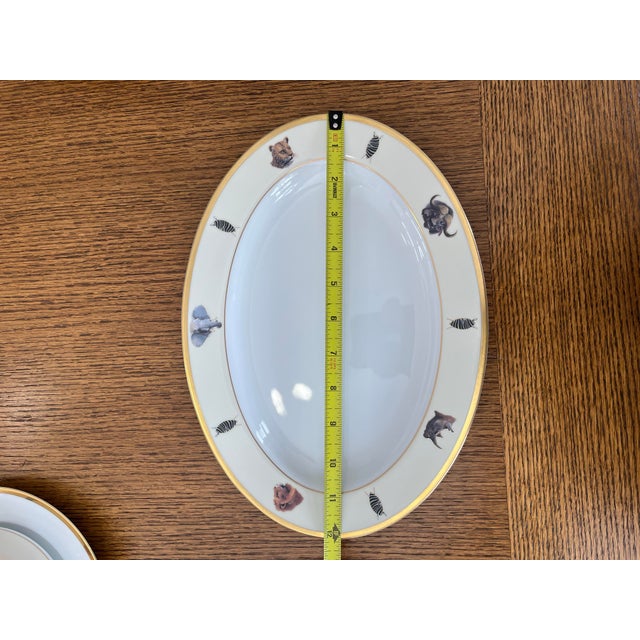 1980s African Big 5, 8 Place Setting Dinner Ware With Extras - 57 pcs For Sale - Image 9 of 12