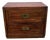Henredon Style Mid-Century Modern Campaign Oak Nightstand, Circa 1970s For Sale
