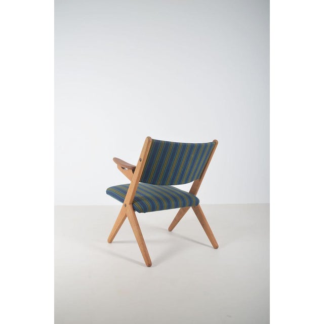 Wood Danish Lounge Chair by Arne Hovmand Olsen for Komfort, 1960s For Sale - Image 7 of 13