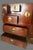 Japanese Late 20th Century Japanese Edo–Meiji Style Puzzle Tansu Cabinet, Two-Piece Elmwood Chest With Brass Hardware For Sale - Image 3 of 14