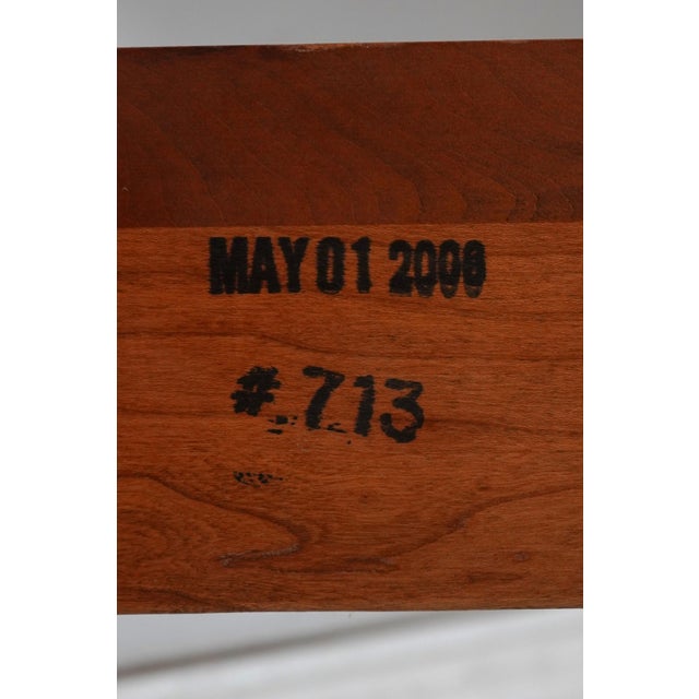 Stickley Queen Size Cherry Mission Bed For Sale - Image 16 of 17
