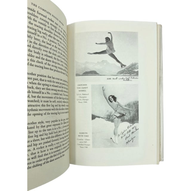Blue The Complete Figure Skater by T.D. Richardson 1948 Hardcover Book 1st Edition For Sale - Image 8 of 12