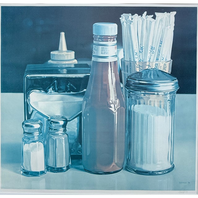 "Still Life With Straws" Offset Lithograph by Ralph Goings '78 For Sale - Image 4 of 7