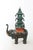Dark Green Elephant Carrying Pagoda Sculpture For Sale - Image 10 of 10