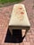 Rectangular Vintage Bench With Tapestry Top For Sale - Image 10 of 12