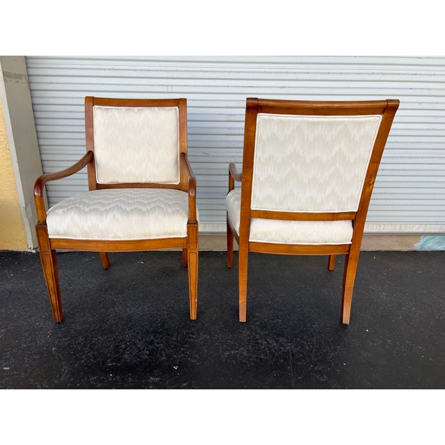 1960s Contemporary Arm Chairs by Sam Moore -Pair of 2 For Sale - Image 5 of 8