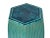2000 - 2009 Chinese Hexagon Bamboo Theme Turquoise Green Ceramic Clay Garden Stool For Sale - Image 5 of 5