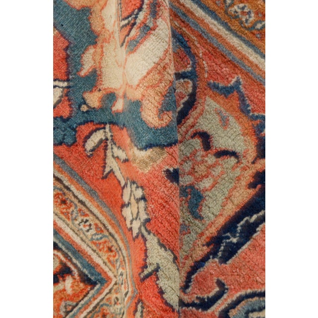 Blue Oversized 1880s Antique Persian Khorassan Rug For Sale - Image 8 of 11