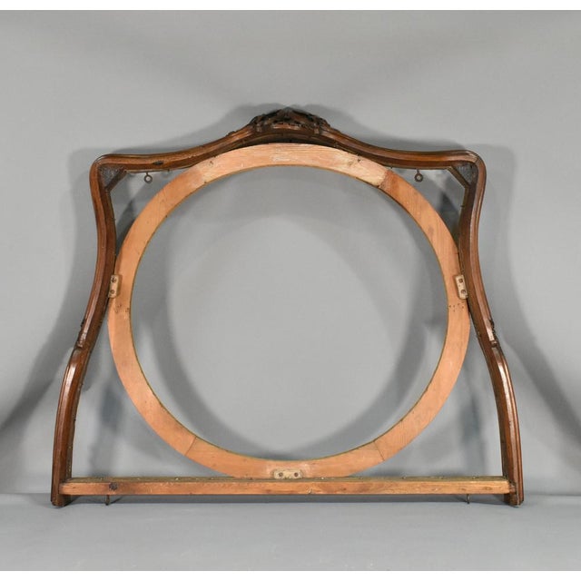 Large Louis XV French Bed Canopy in Walnut For Sale - Image 12 of 17