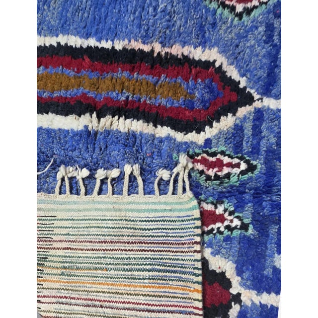Contemporary Moroccan Wool Rug - 8.1 X 6.7 Ft For Sale - Image 4 of 6