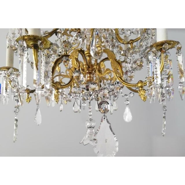 Antique French Chandelier, 1870 For Sale - Image 3 of 6