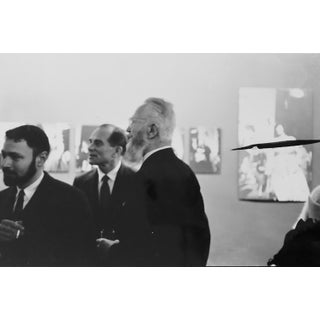 Fred McDarrah, Vintage Silver Gelatin Signed Photograph Edward Steichen, MoMA Photo, 1962 For Sale