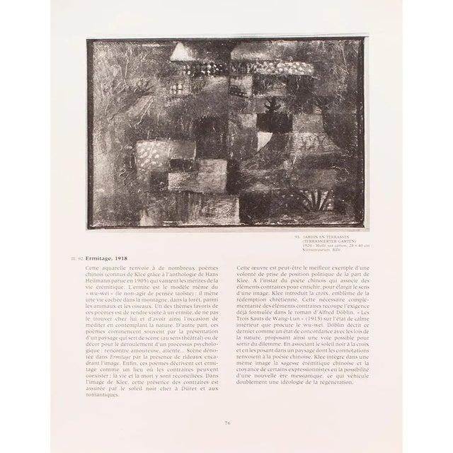 1989 After Paul Klee "Hermitage", Full-Color Print From France For Sale In Dallas - Image 6 of 8