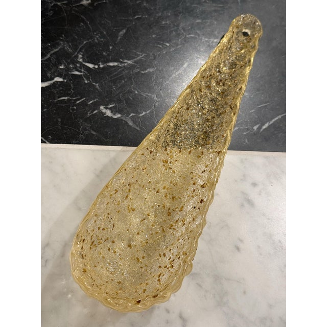 Murano Chandeliers in Amber Color in the style of Venini, Set of 2 For Sale - Image 11 of 15