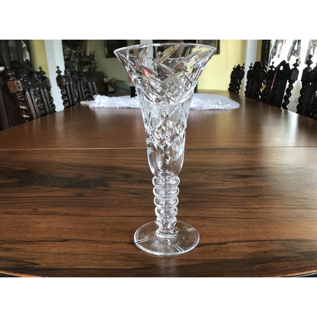 Vintage Crystal Vase, 1970s For Sale - Image 3 of 18