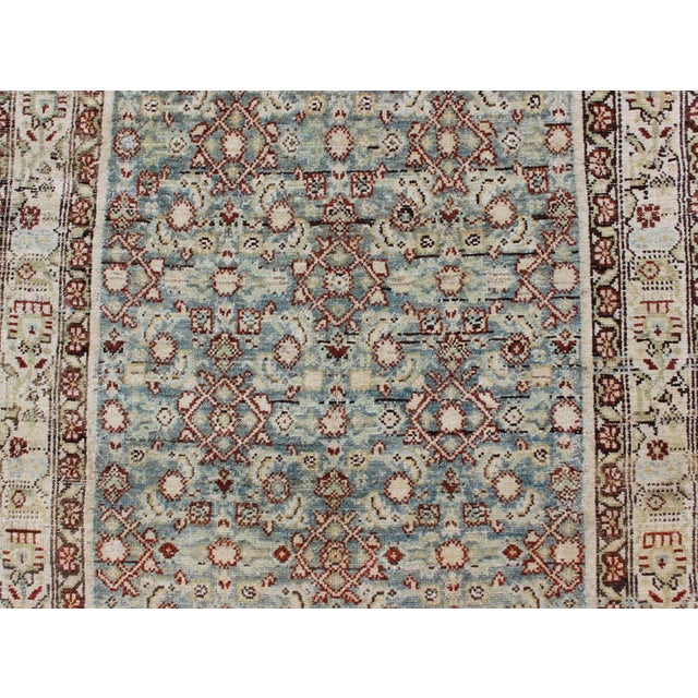 Antique Persian Malayer Runner With Detailed Allover Botanical Design 3'3 X 13'1 For Sale - Image 11 of 11